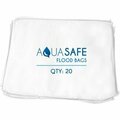 Mbz Industrial AquaSafe Liquid Absorbing Sandless Sandbag, 22inL x 16inW x 1inH, Pack of 20 AS20-FB